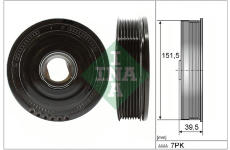 Remenica kľukového hriadeľa Schaeffler INA 544 0177 10