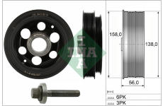 Sada remenice, klikova hridel Schaeffler INA 544 0180 20