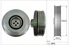 Remenica kľukového hriadeľa Schaeffler INA 544 0201 10