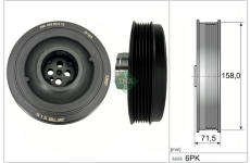 Řemenice, klikový hřídel Schaeffler INA 544 0210 10