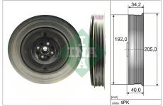 remenice, klikovy hridel Schaeffler INA 544 0504 10