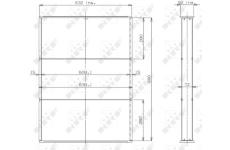 Mrieżka chladiča motora NRF 13301