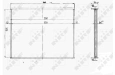 chladici mrizka NRF 14190