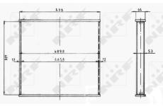 chladici mrizka NRF 14589