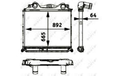 Chladič plniaceho vzduchu NRF 30205