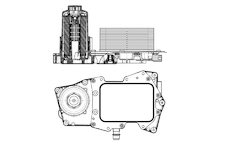 Olejový chladič, motorový olej NRF31827