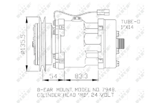 Kompresor, klimatizace NRF 32074