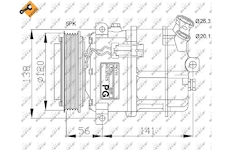 Kompresor, klimatizace NRF32117G