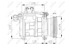 Kompresor, klimatizace NRF32122