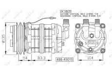 Kompresor, klimatizace NRF 32157G