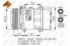 Kompresor, klimatizace NRF 32170