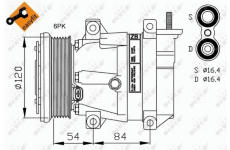 Kompresor, klimatizace NRF32220