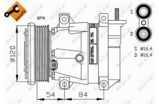 Kompresor, klimatizace NRF 32220G