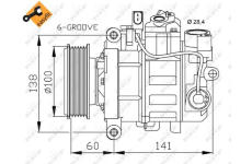 Kompresor, klimatizace NRF 32263