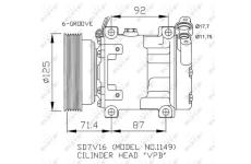 Kompresor, klimatizace NRF 32267