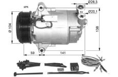 Kompresor, klimatizace NRF32427
