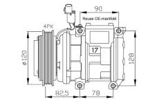 Kompresor, klimatizace NRF32449