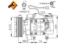 Kompresor, klimatizace NRF 32681