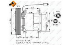 Kompresor, klimatizace NRF 32700