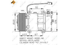 Kompresor, klimatizace NRF 32705