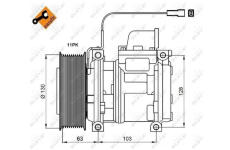 Kompresor klimatizácie NRF 32829
