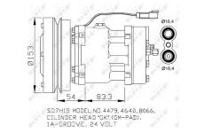 Kompresor, klimatizace NRF 32879