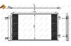 Kondenzátor, klimatizace NRF 350339