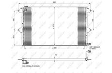 Kondenzátor klimatizácie NRF 35034