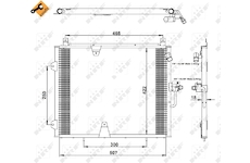 Kondenzátor, klimatizace NRF35129