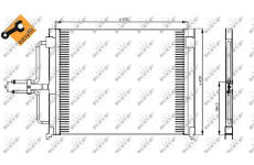 Kondenzátor, klimatizace NRF35162