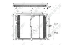 Kondenzátor klimatizácie NRF 35229