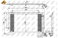 Kondenzátor, klimatizace NRF35240