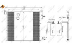 Kondenzátor klimatizácie NRF 35741