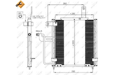 Kondenzátor, klimatizace NRF35744
