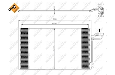 Kondenzátor klimatizácie NRF 35882