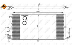 Kondenzátor, klimatizace NRF 35885