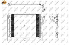 Kondenzátor klimatizácie NRF 35986