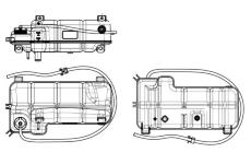Vyrovnávací nádoba, chladicí kapalina NRF 454046
