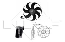 Ventilátor chladenia motora NRF 47393