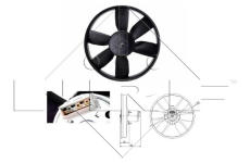 Ventilátor chladenia motora NRF 47402