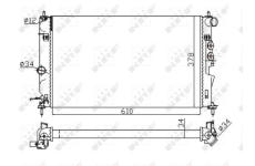 Chladič motora NRF 50563A