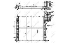 Chladič, chlazení motoru NRF 50581
