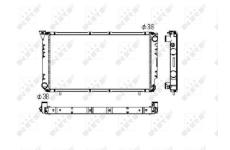 Chladič motora NRF 506671
