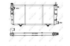 Chladič motora NRF 507120