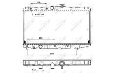 Chladič, chlazení motoru NRF 507581