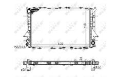 Chladič motora NRF 51320A