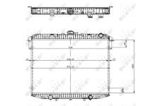 Chladič, chlazení motoru NRF 519533