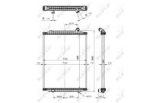 Chladič, chlazení motoru NRF 519700X