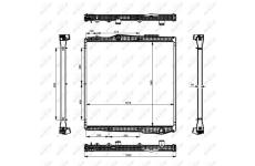 Chladič, chlazení motoru NRF 519895X