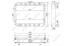 Chladič, chlazení motoru NRF 52048